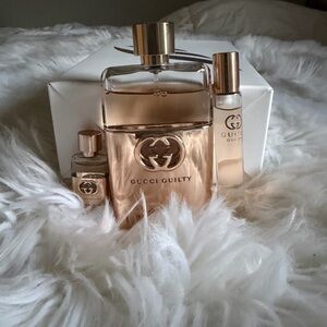 Gucci Guilty Fragrance Trio in Gold
